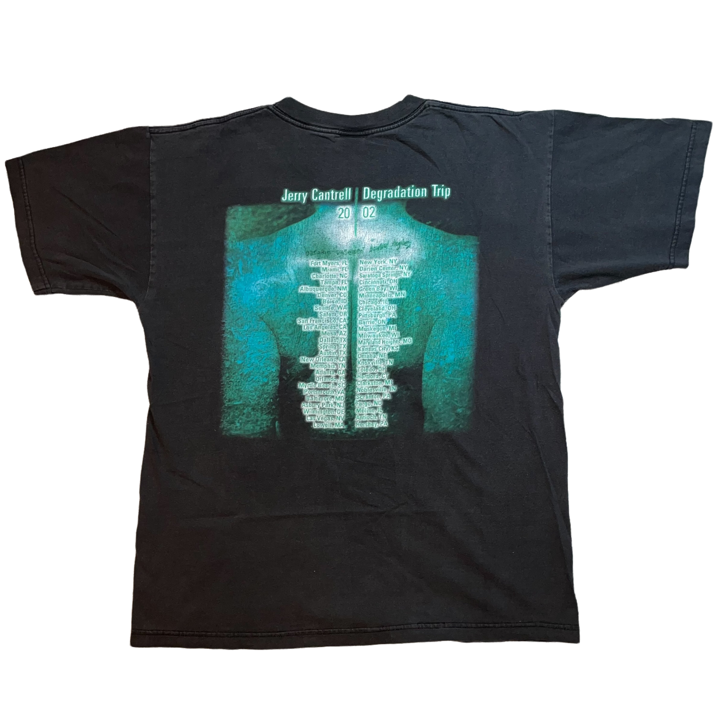 2002 Jerry Cantrell Degradation Trip Tour Graphic Tee
