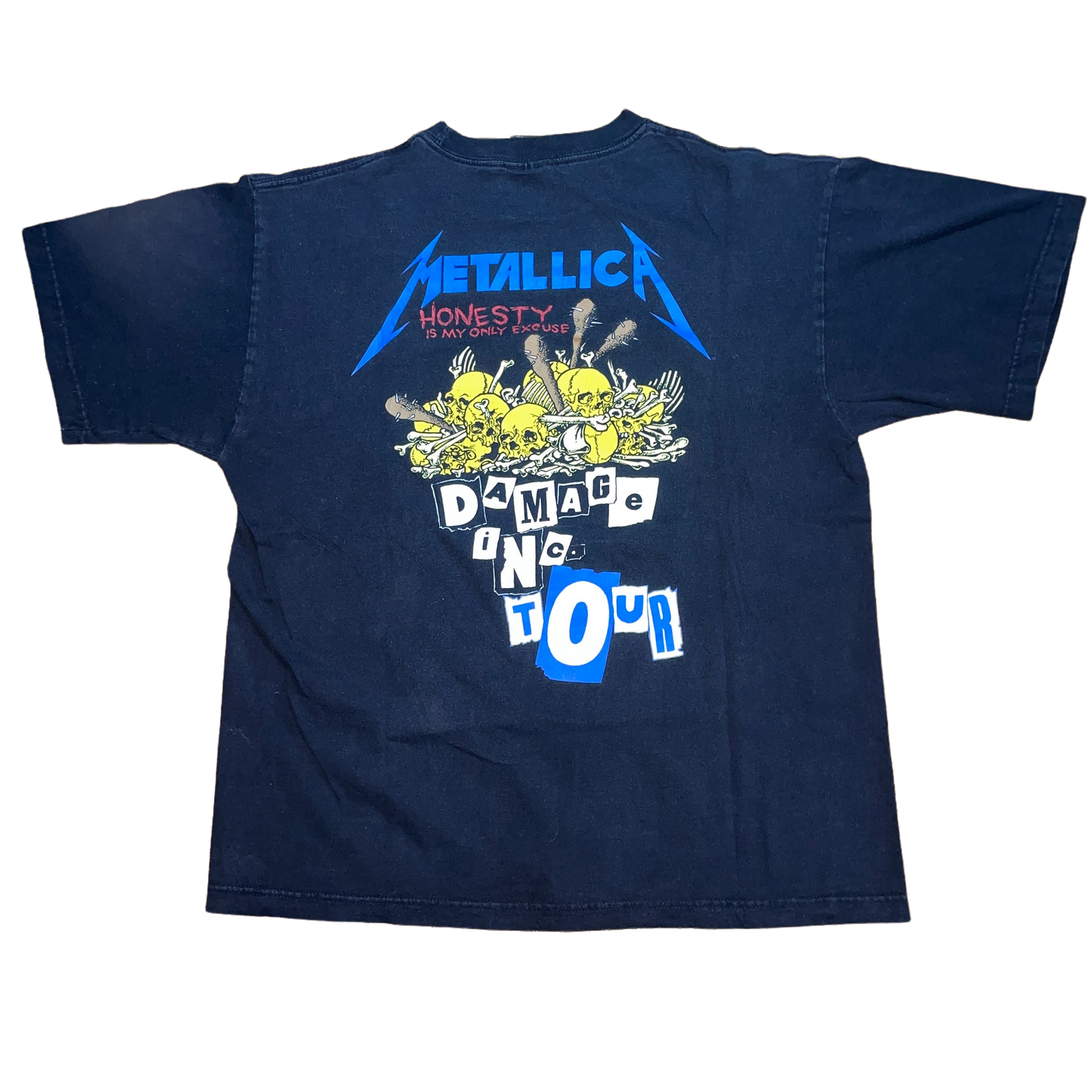 1994 Metallica "Damage Inc. Tour" Pushead Graphic Tee