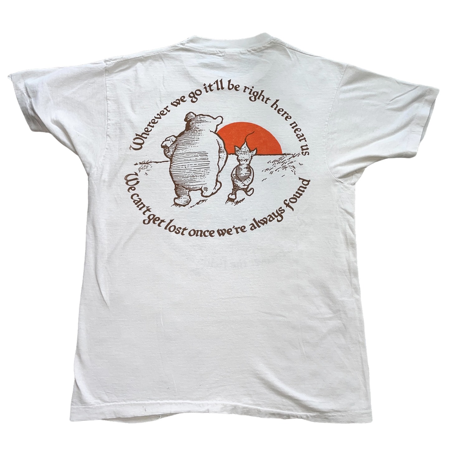 1990 Grateful Dead "Birds to Cheer Us" Pooh and Piglet Graphic Tee