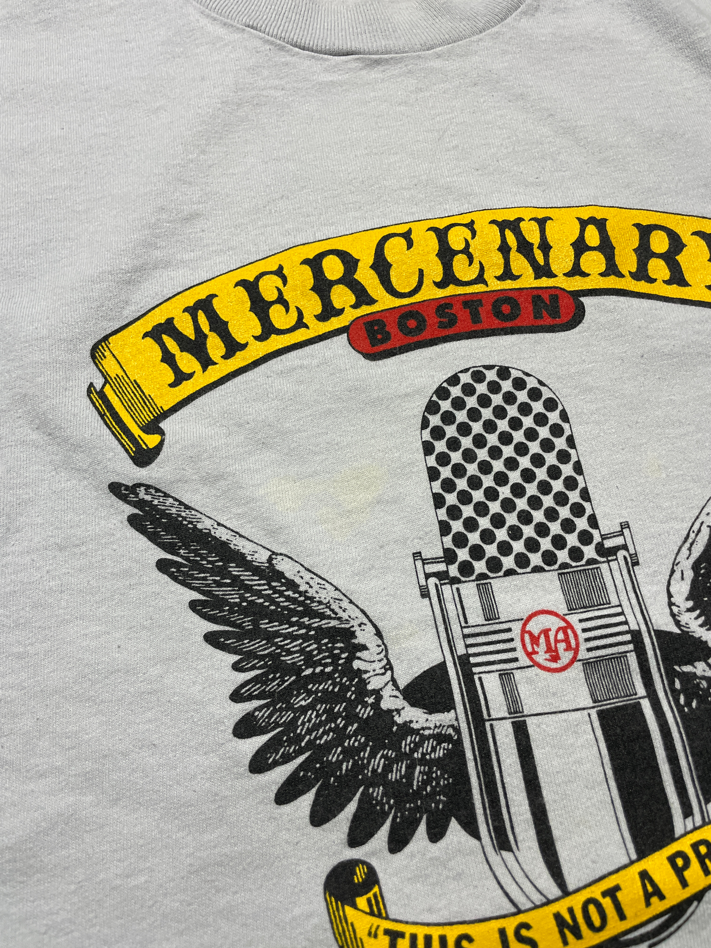1990s Mercenary Audio Boston "This is Not a Problem" Graphic Tee